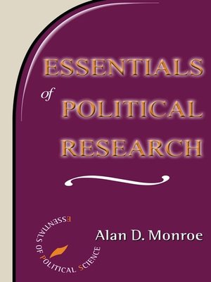 cover image of Essentials of Political Research